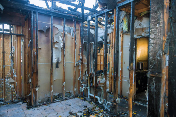 Professional Fire Damage Repair technician working in Ottsville, PA